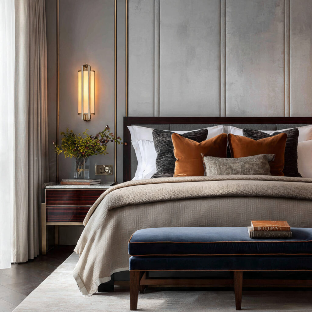 Luxury bedroom bench ideas