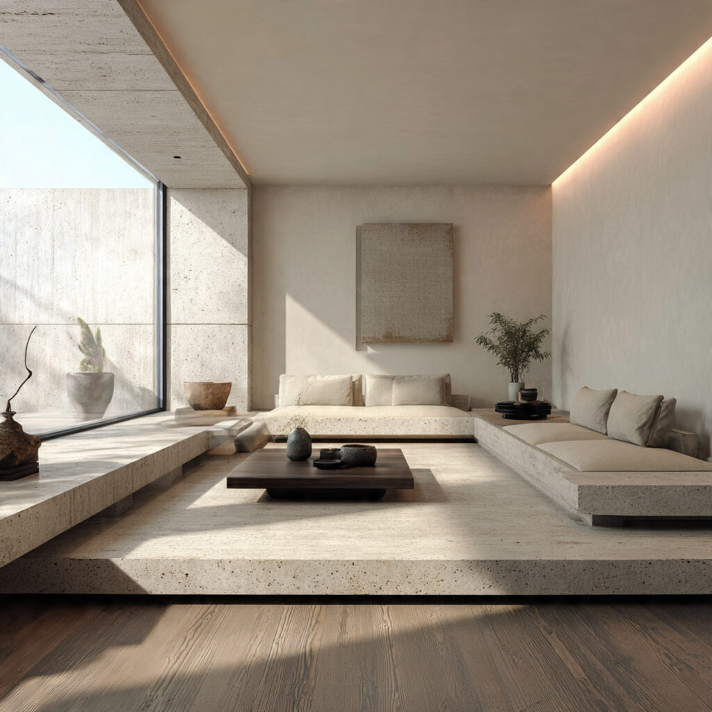 Sunken Living Room Ideas with Minimalist Design