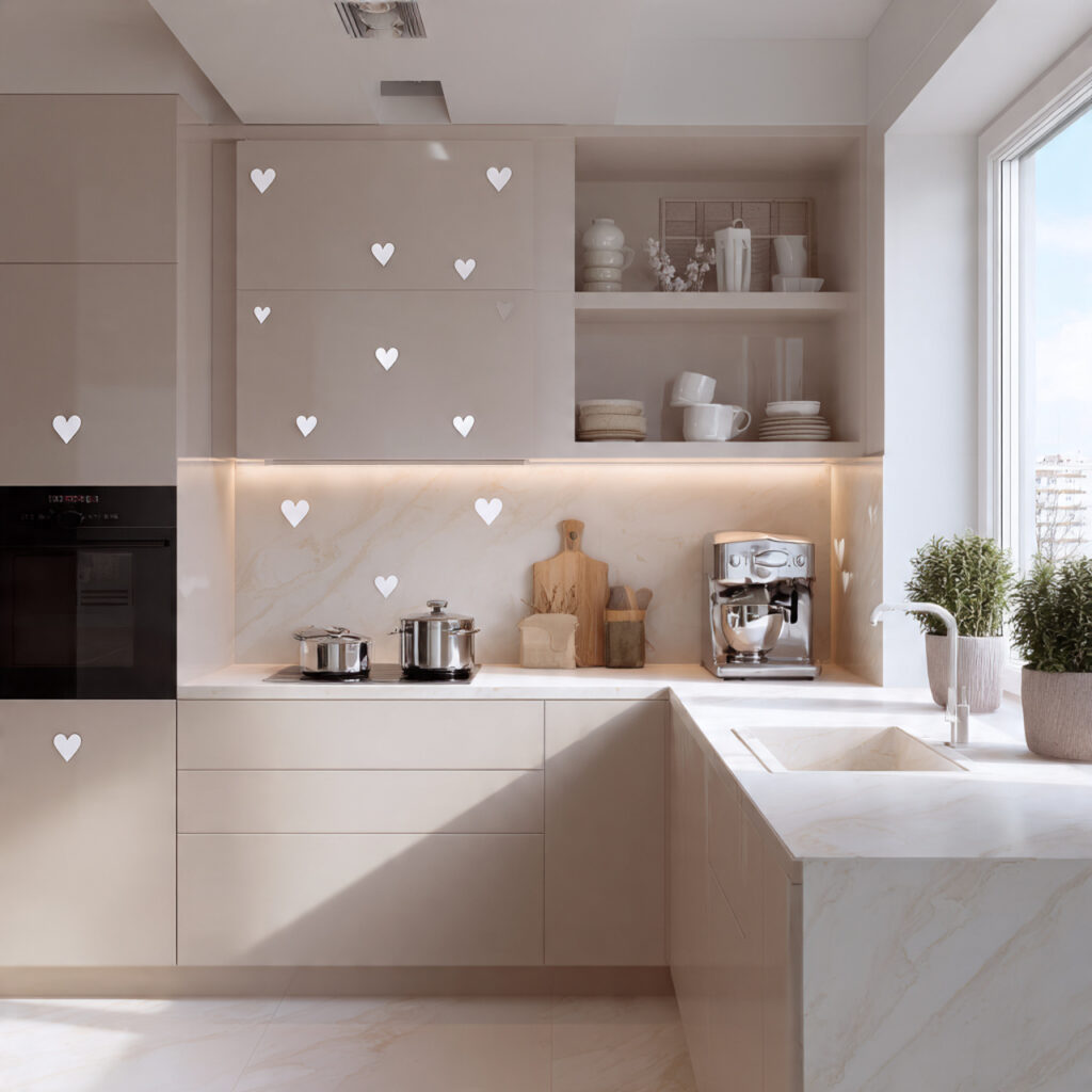Minimalist Valentine Kitchen Decor Ideas