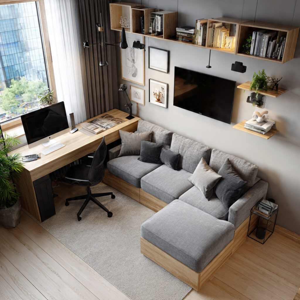 30 Small Apartment Living Room Ideas 2026 to Transform Small Spaces 7 Multifunctional Living Room Layout Ideas