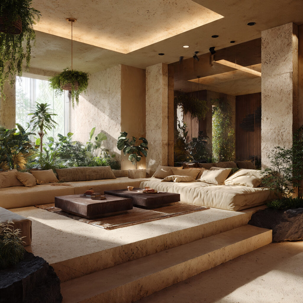 Sunken Living Room Ideas Inspired by Nature