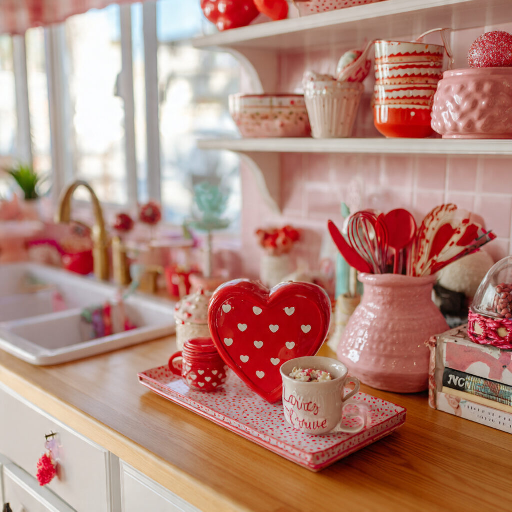 Playful Valentine Kitchen Decor Ideas