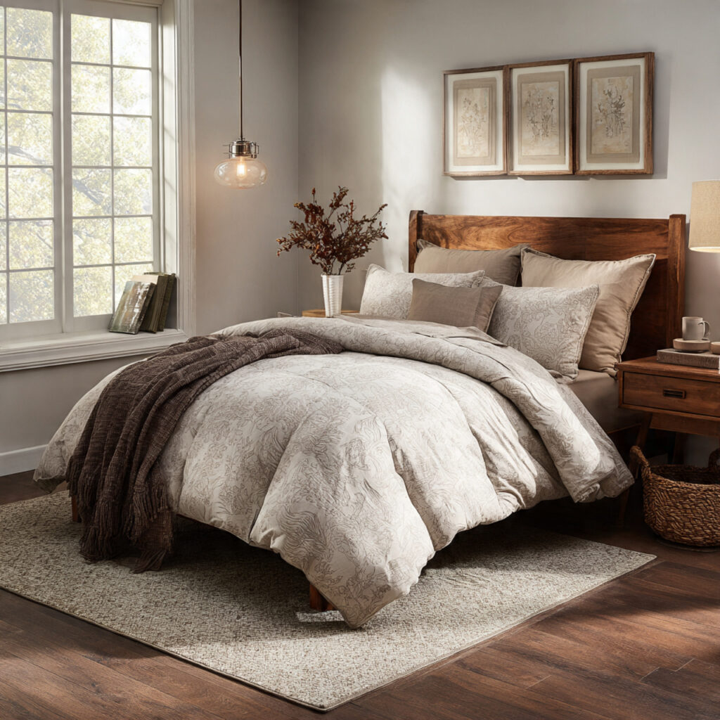 Minimal luxury bedroom comforter ideas