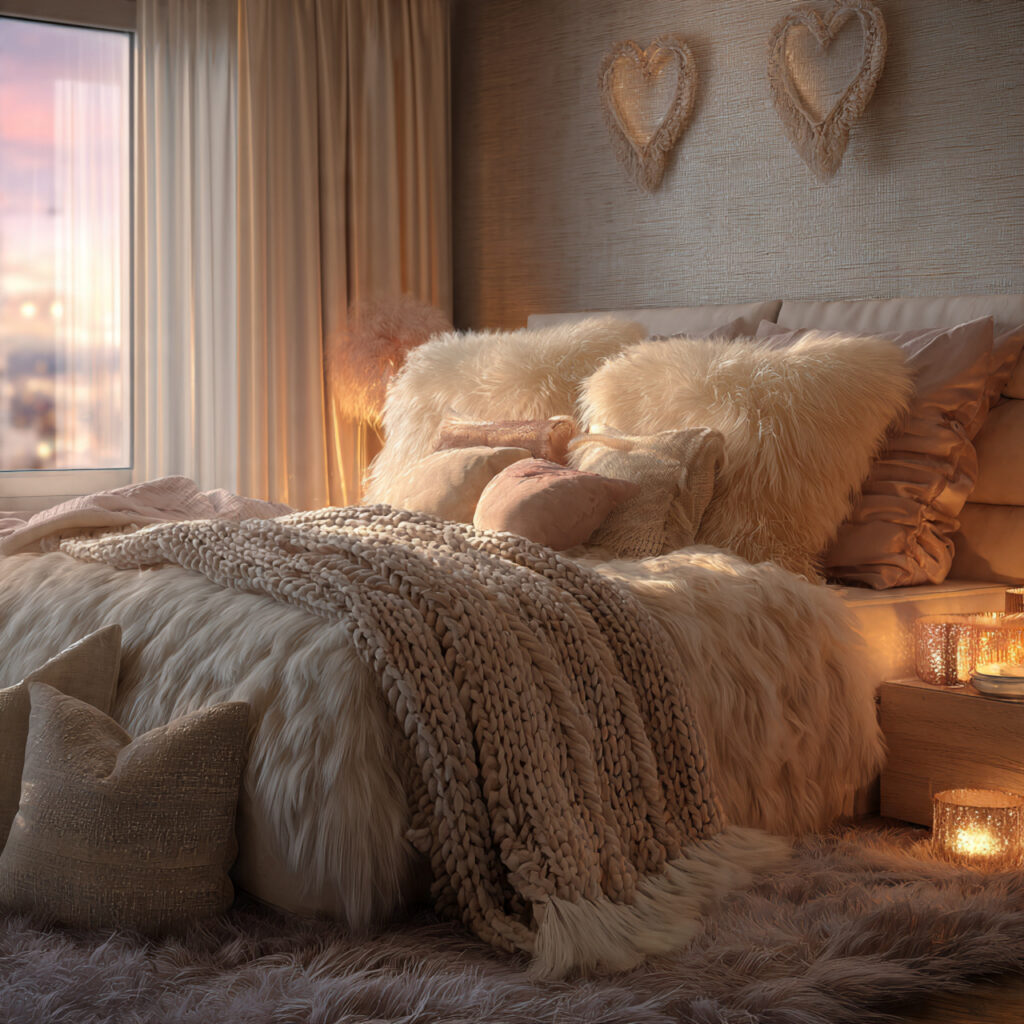 Textured fabric bedroom ideas