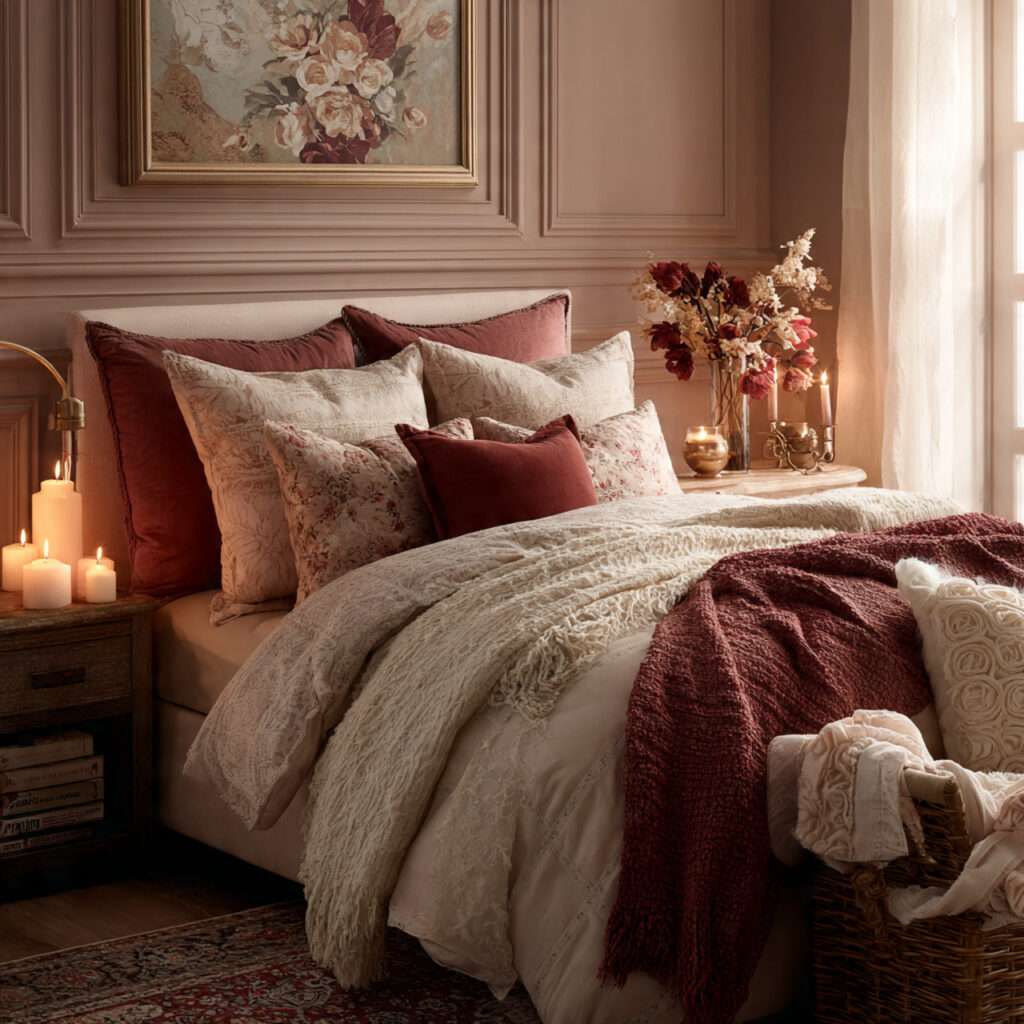 Romantic color palette bedroom ideas