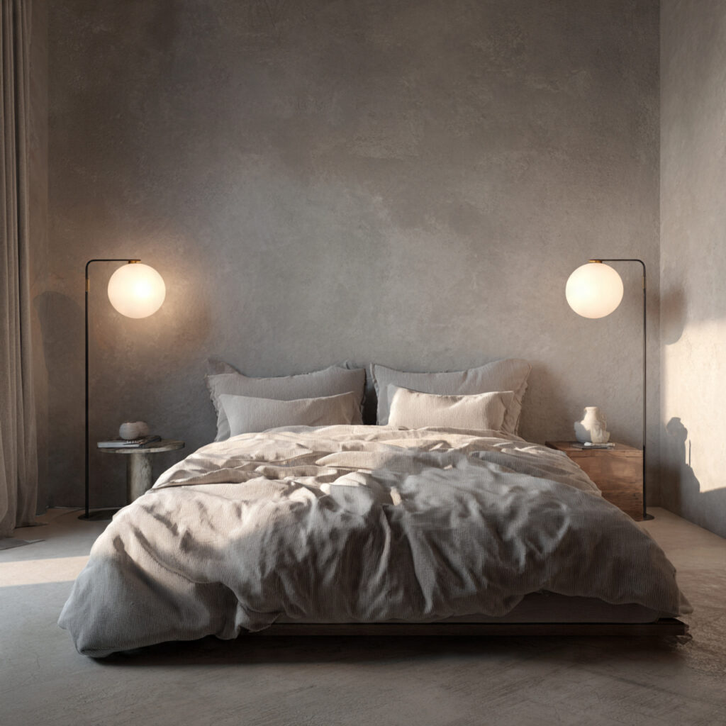 Simple bedroom lighting ideas