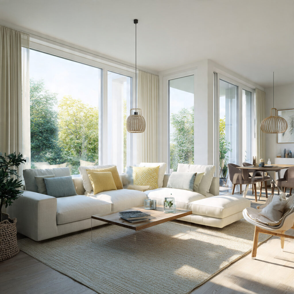 30 Small Apartment Living Room Ideas 2026 to Transform Small Spaces 14 Natural Light Focused Living Room Ideas