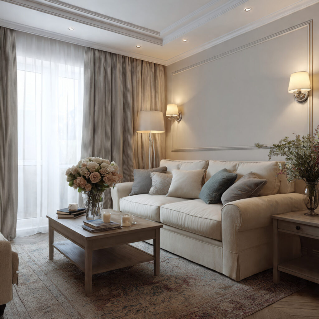 30 Small Apartment Living Room Ideas 2026 to Transform Small Spaces 5 Neutral Color Small Apartment Living Room Ideas