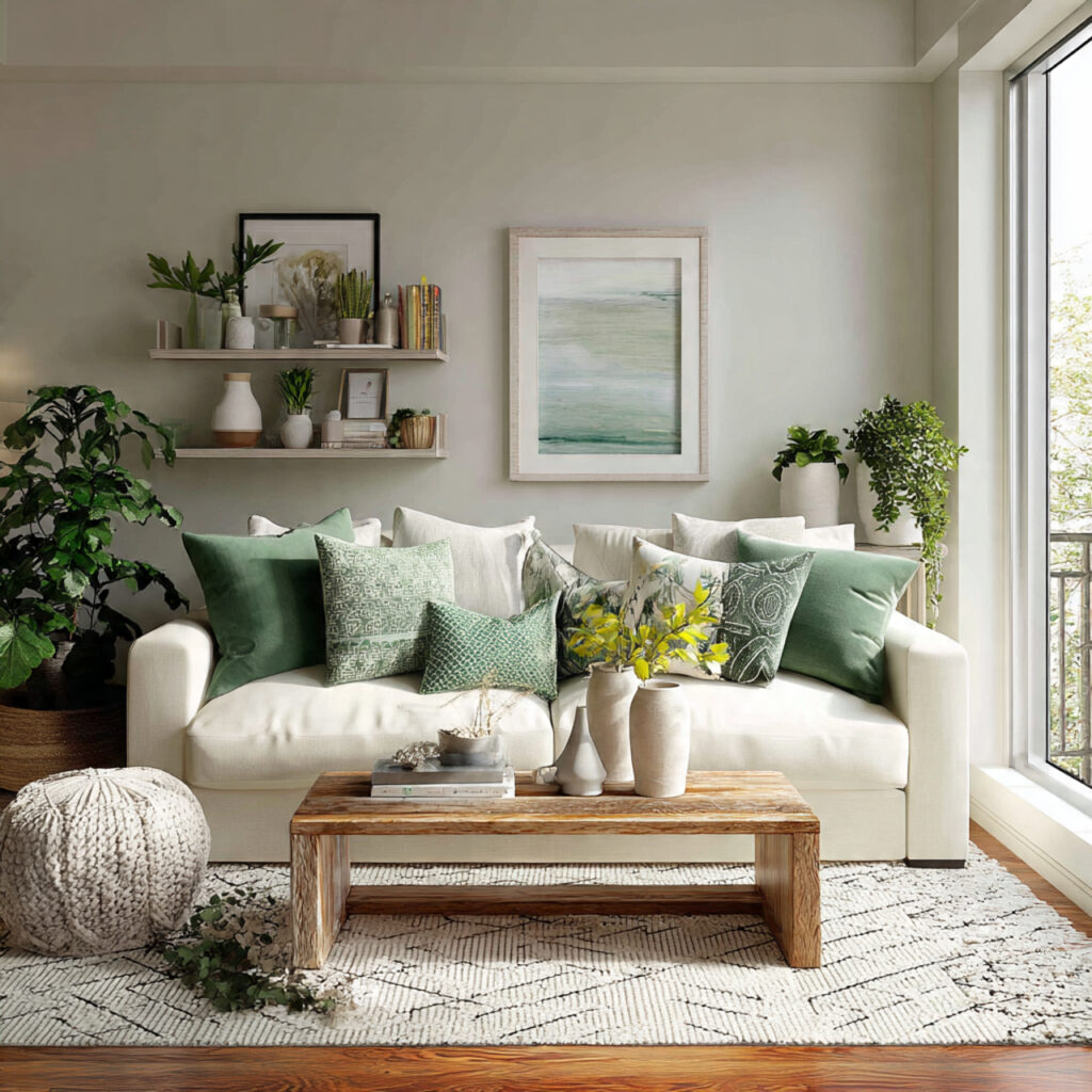 Fresh Green Accent Decor Ideas
