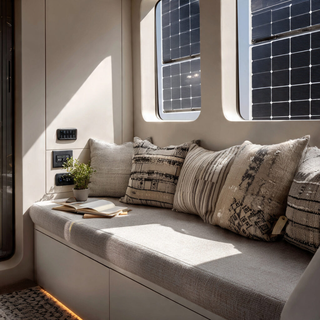 Solar-Integrated Window Seating
