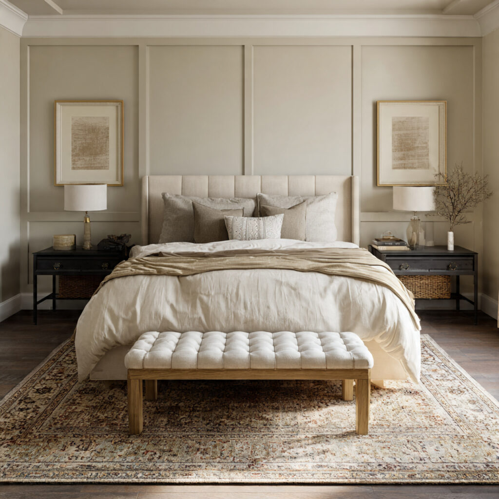 Timeless bedroom bench ideas