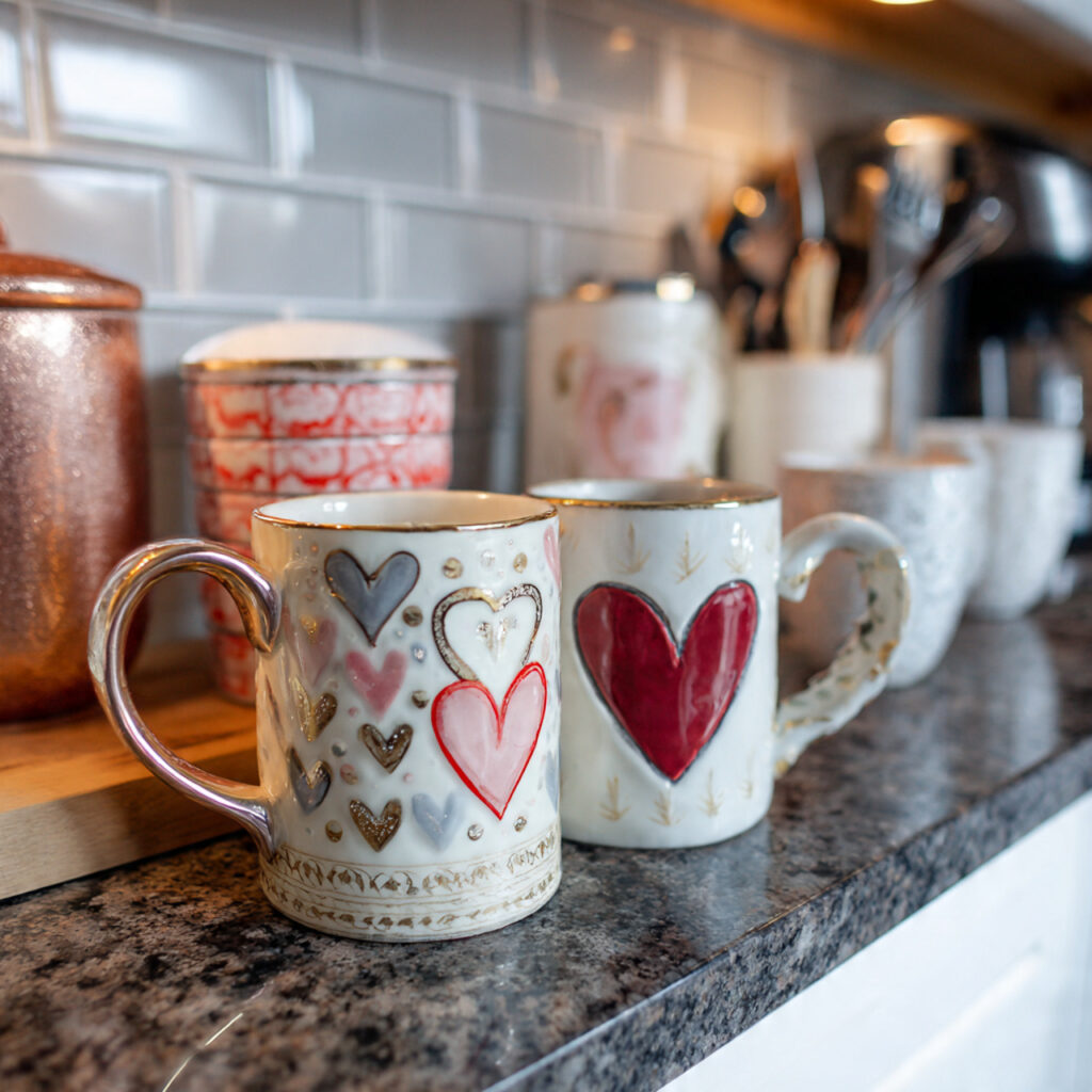 Valentine Coffee Station Decor Ideas