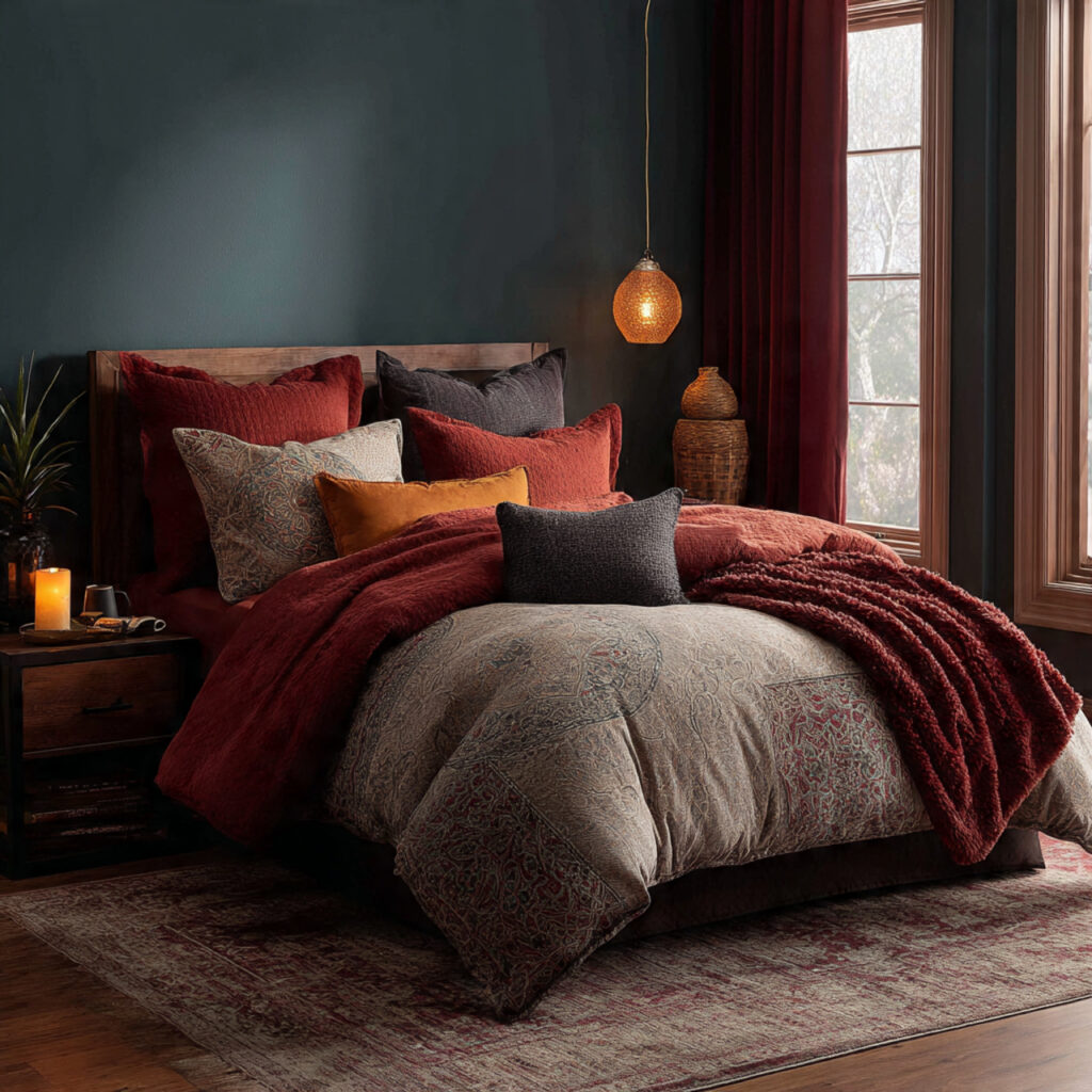 Cozy winter-themed queen comforter ideas