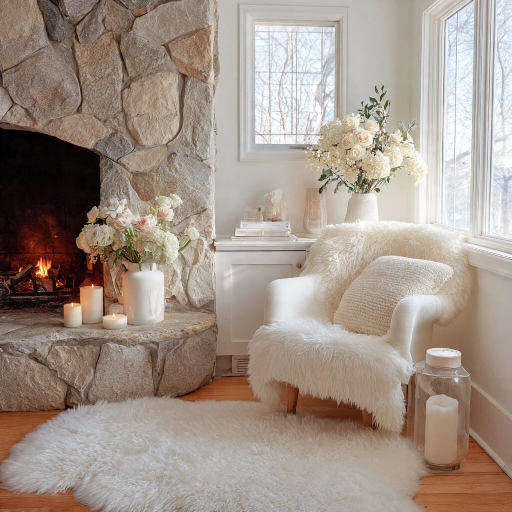 Soft White Sheepskin Rugs
