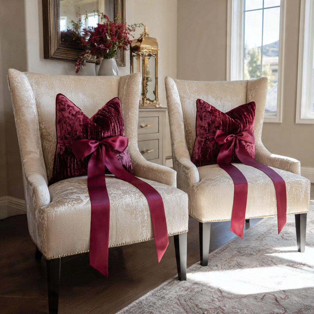 Satin Ribbon Chair Ties