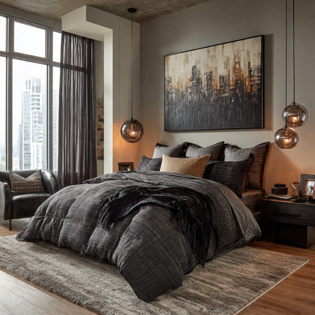 Urban modern queen comforter ideas