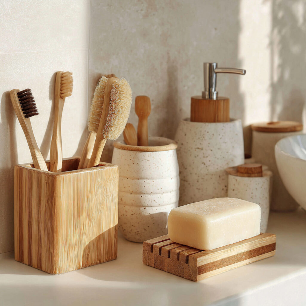 29 Fresh Spring Bathroom Decor Ideas to Try Now 25 Bamboo Bath Accessory Ideas