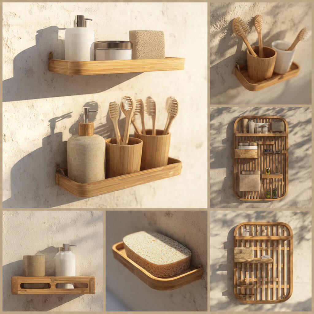 30 Bathroom Organizer Ideas 2026 That Make Small & Modern Bathrooms Shine 15 Natural Material Bathroom Organizer Ideas