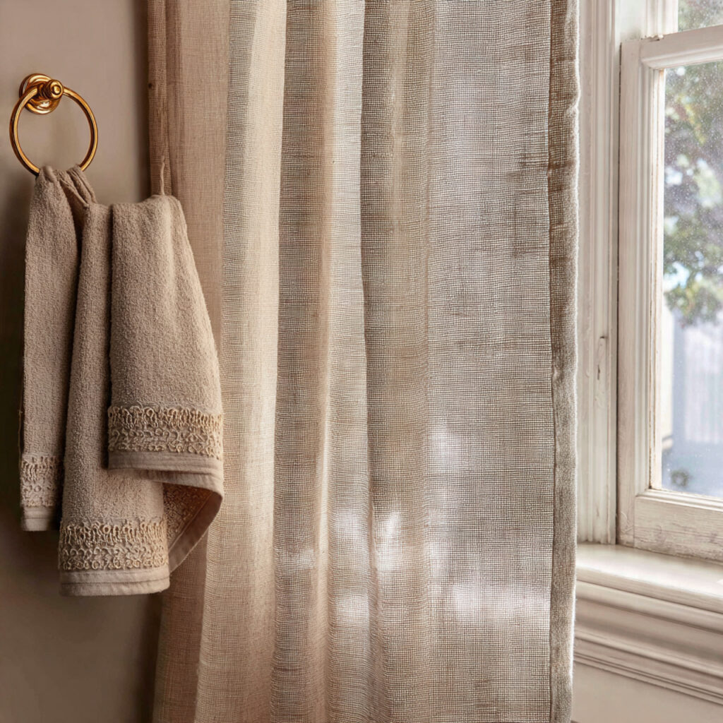 29 Fresh Spring Bathroom Decor Ideas to Try Now 6 Fresh Linen Textile Ideas