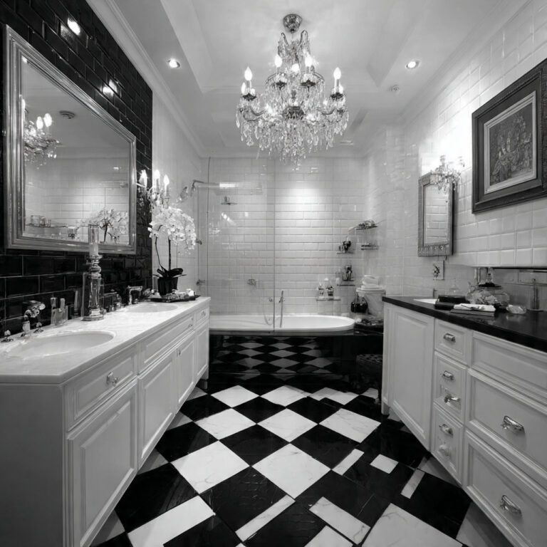 Black and White Bathroom Ideas 2026 Ideas for Stylish Spaces 4 black and white bathroom ideas 2026