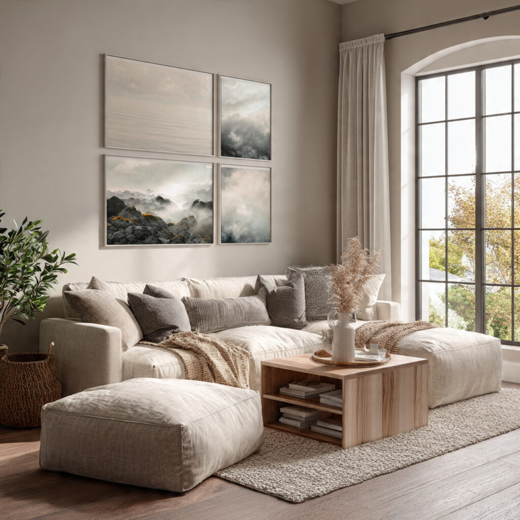 Soft Neutral Wall Art Ideas