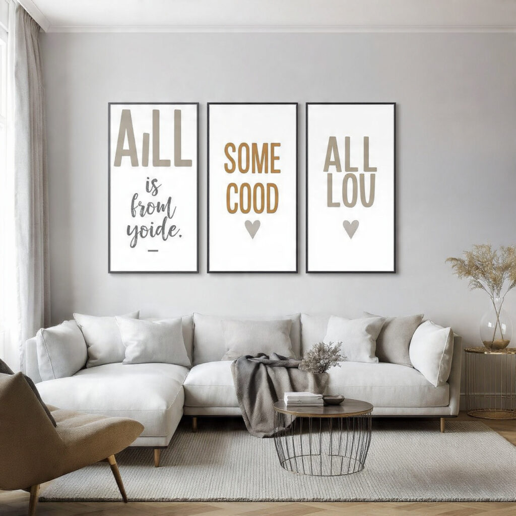 Artistic Typography Wall Art Ideas