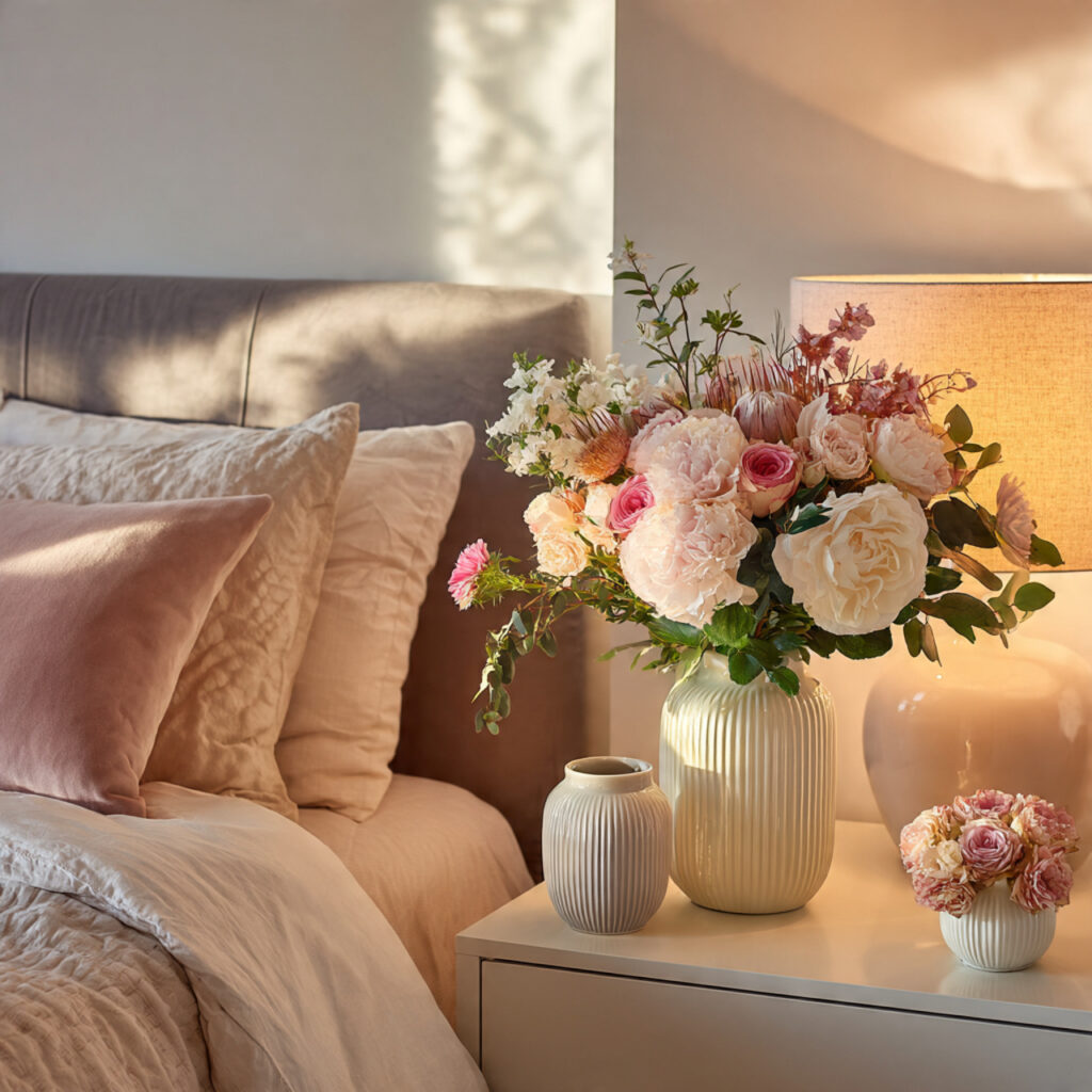 Valentines Day Bedroom Decor Ideas with Flowers