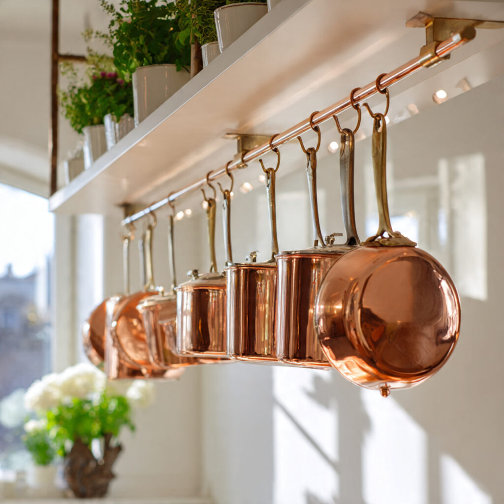 Copper Cookware Accents