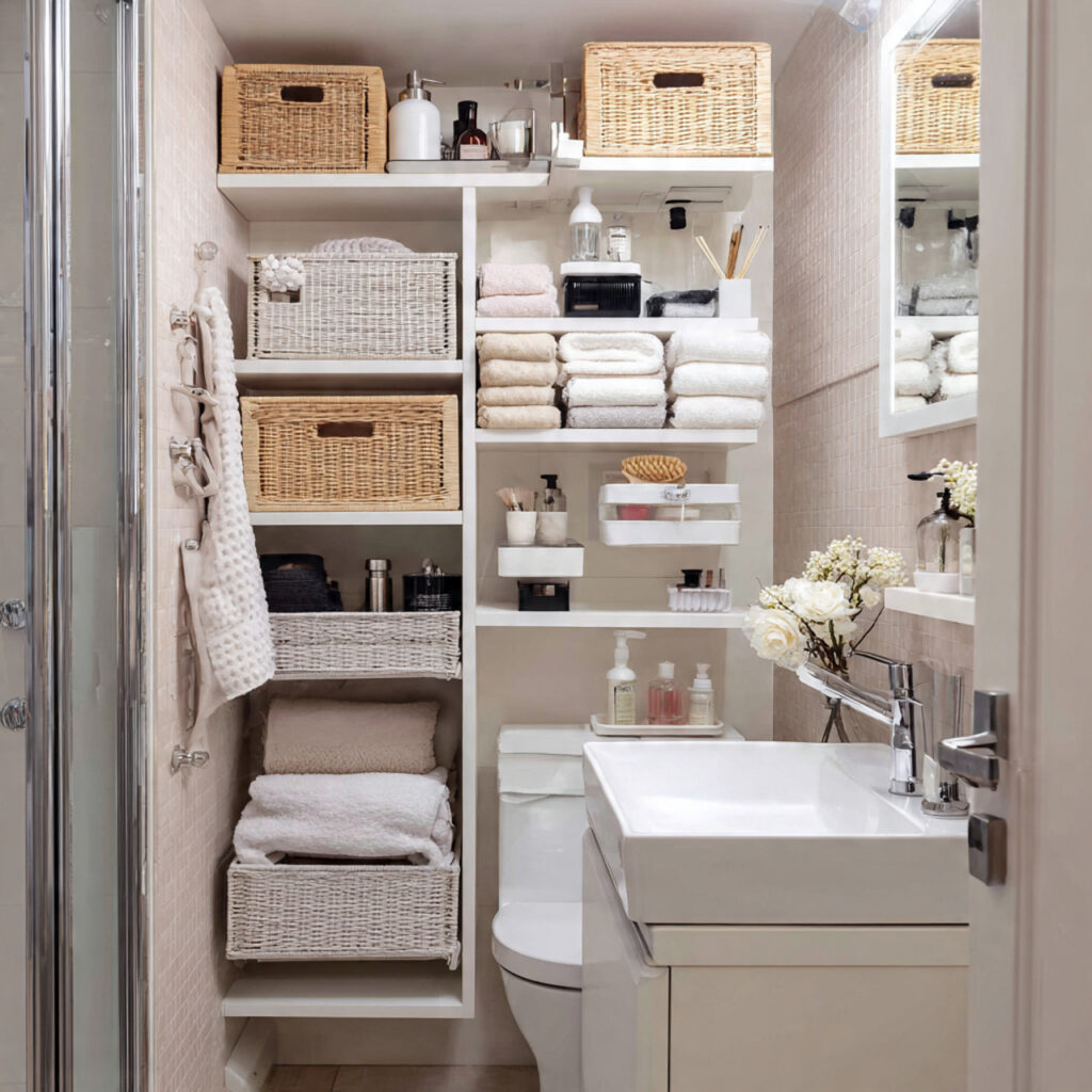 30 Bathroom Organizer Ideas 2026 That Make Small & Modern Bathrooms Shine 8 Compact Bathroom Organizer Ideas