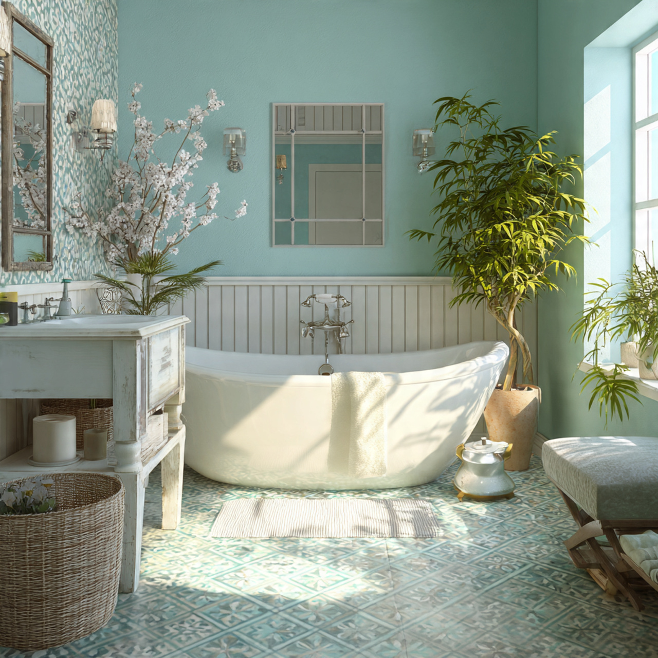 29 Fresh Spring Bathroom Decor Ideas to Try Now 1 Spring bathroom decor ideas