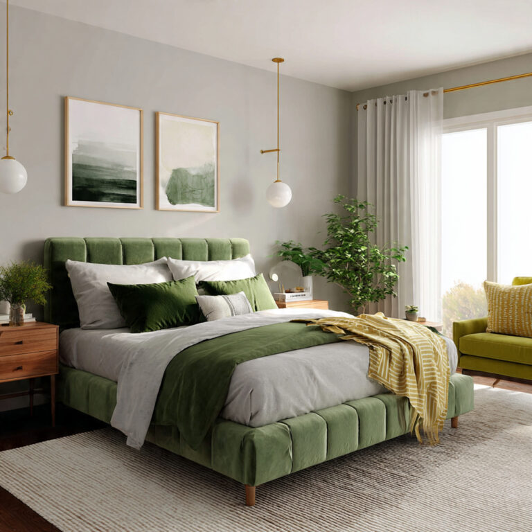 spring bedroom decor