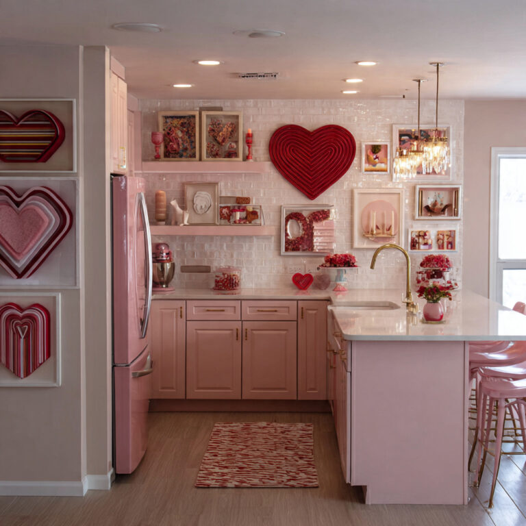 27 Stunning Valentines Kitchen Decor Ideas for a Cozy and Romantic Home 2 valentines kitchen decor