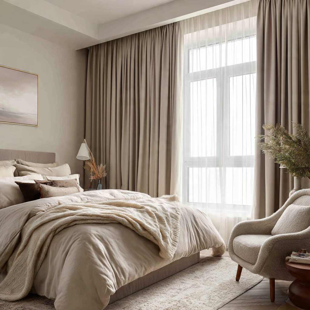 Modern Linen Blackout Curtain Ideas