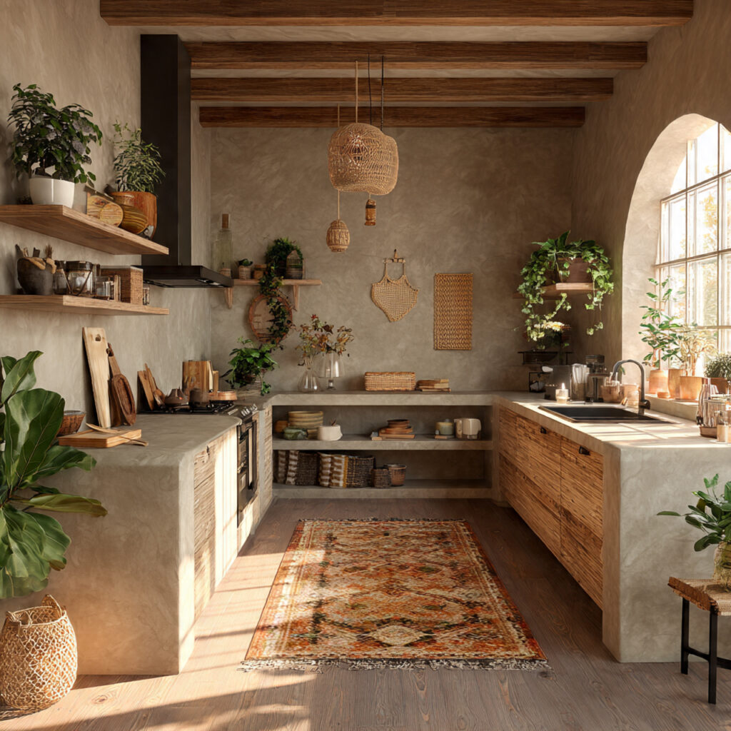 Boho Style Kitchen Rugs Ideas