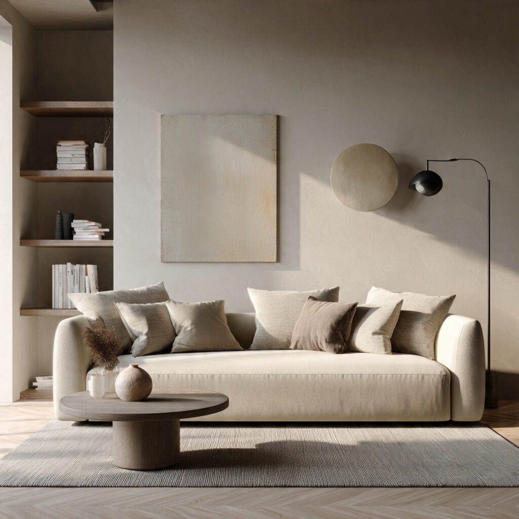 Calm Aesthetic Living Sofa Ideas