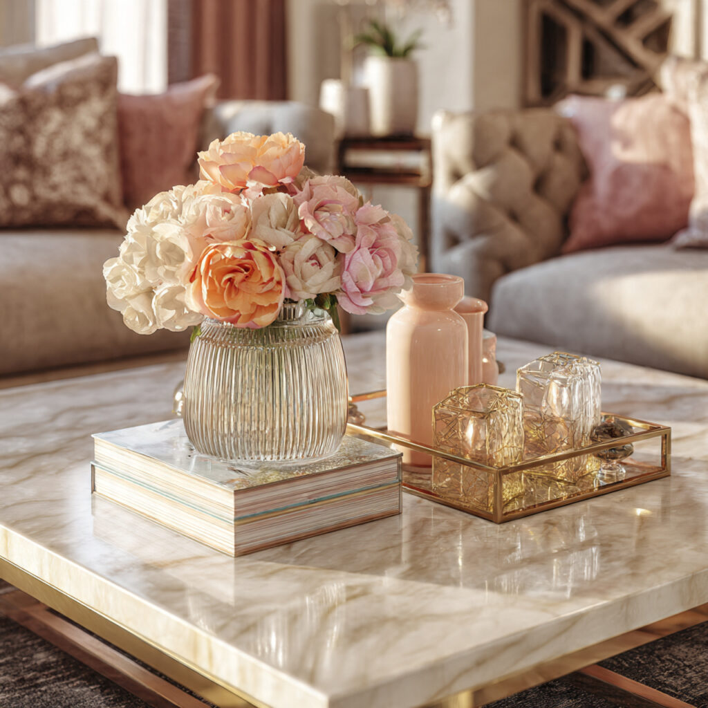 Spring Coffee Table Decor Ideas That Feel Light, Airy, and Beautiful 28 Chic Coffee Table Decor Ideas