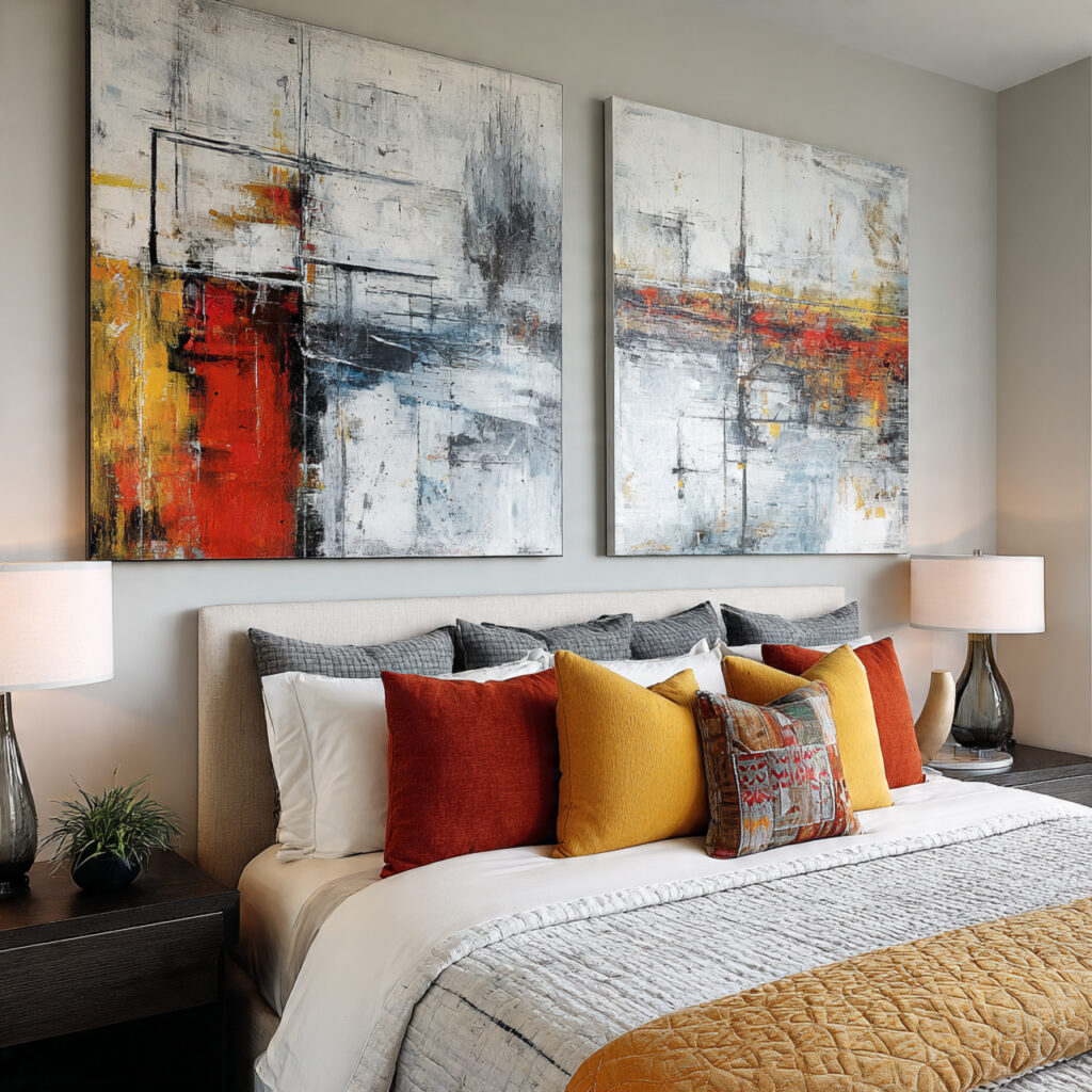 Bedroom Wall Decor Ideas 2026 That Transform Any Bedroom 3 Modern Art Inspired Bedroom Wall Decor Ideas