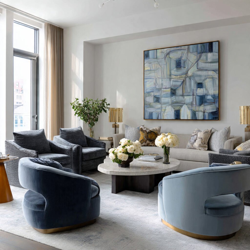 Contemporary Living Room Accent Ideas