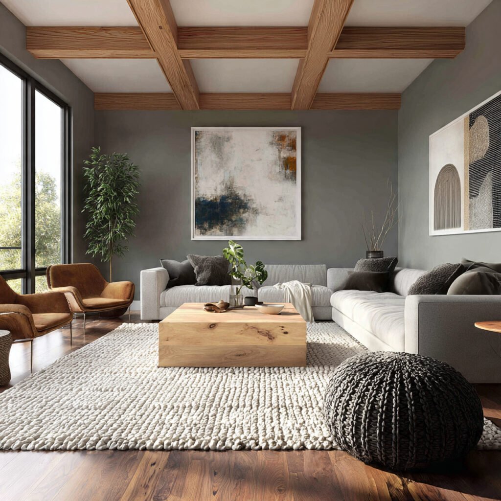 Contemporary Living Room Rug Ideas