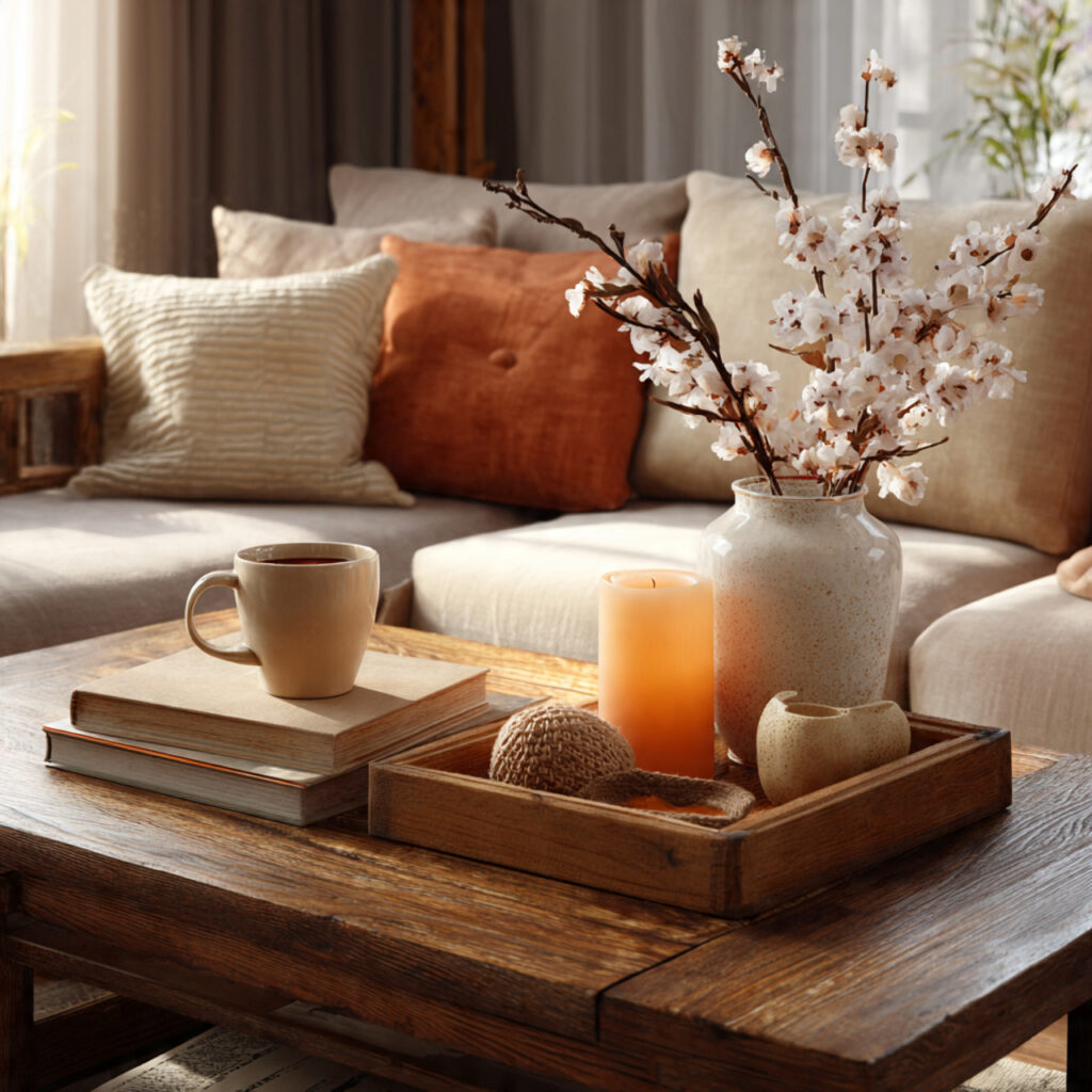 Spring Coffee Table Decor Ideas That Feel Light, Airy, and Beautiful 20 Cozy Spring Coffee Table Decor Ideas