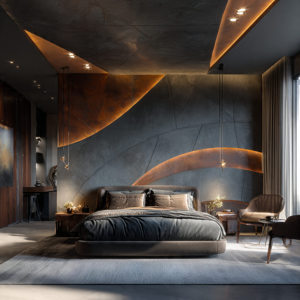 Bedroom Wall Decor Ideas 2026 That Transform Any Bedroom 25 Futuristic Bedroom Wall Decor Ideas 2026