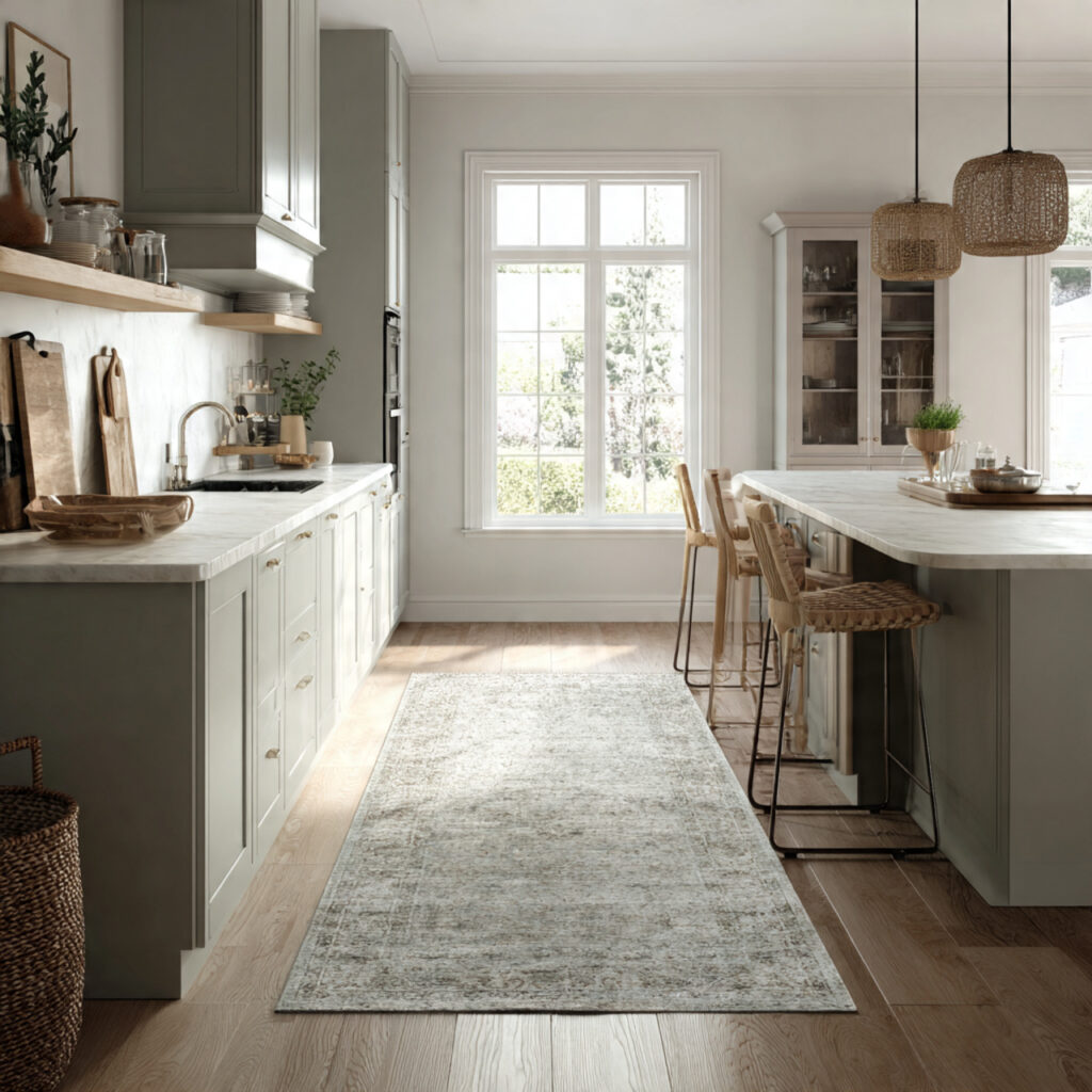 Subtle Accent Kitchen Rugs Ideas