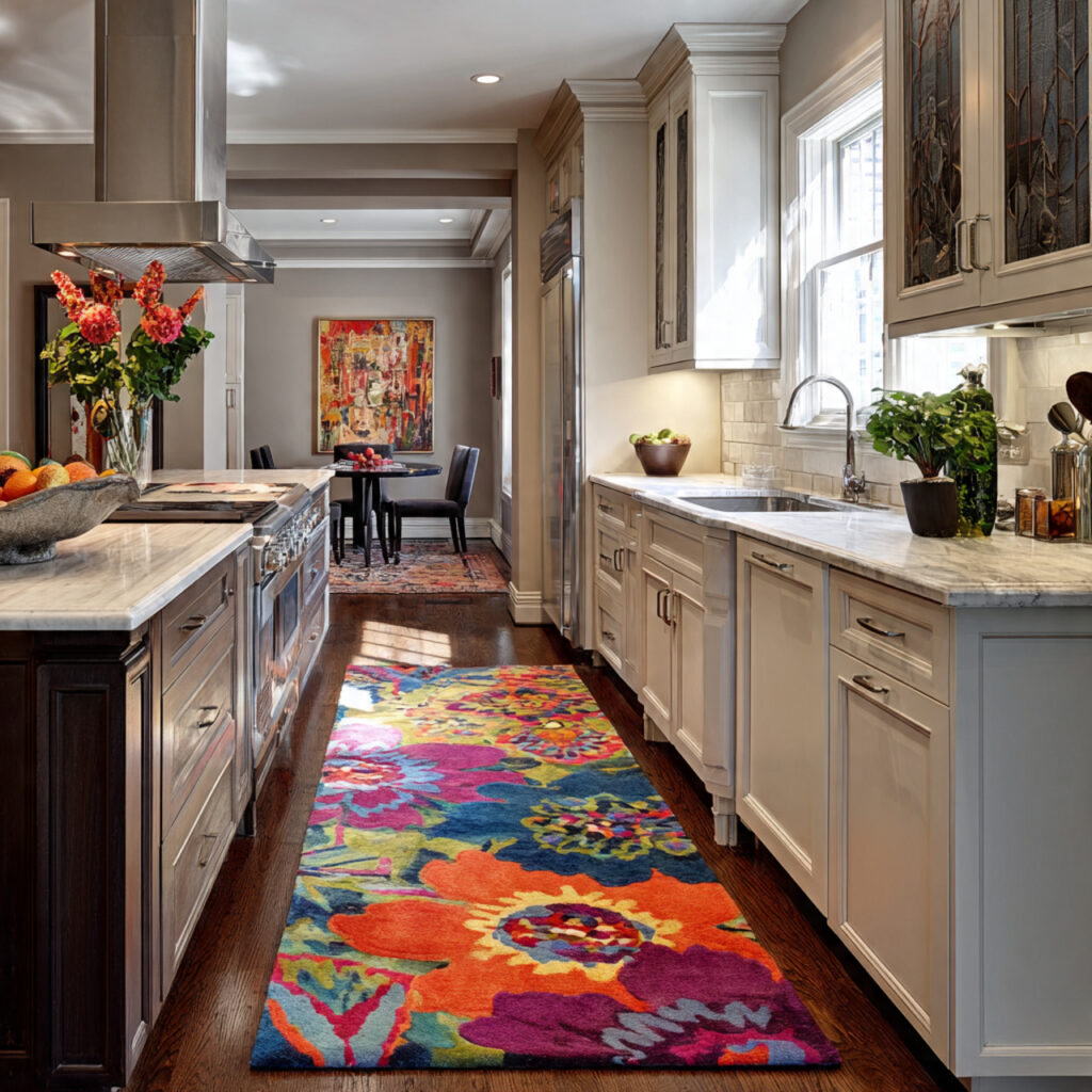 Bold Statement Kitchen Rugs Ideas