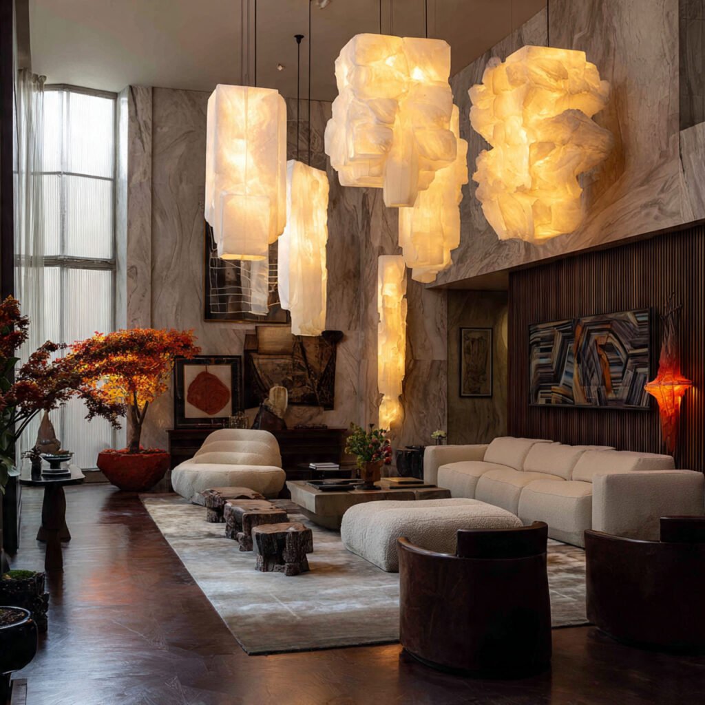 Artistic Lighting Living Room Makeover Ideas