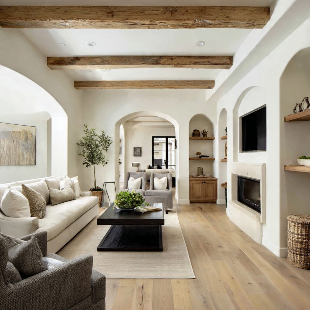 Architectural Detail Living Room Makeover Ideas