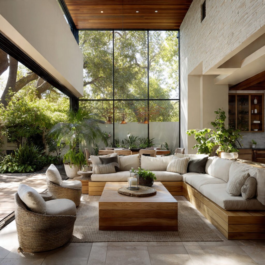Indoor-Outdoor Living Room Makeover Ideas