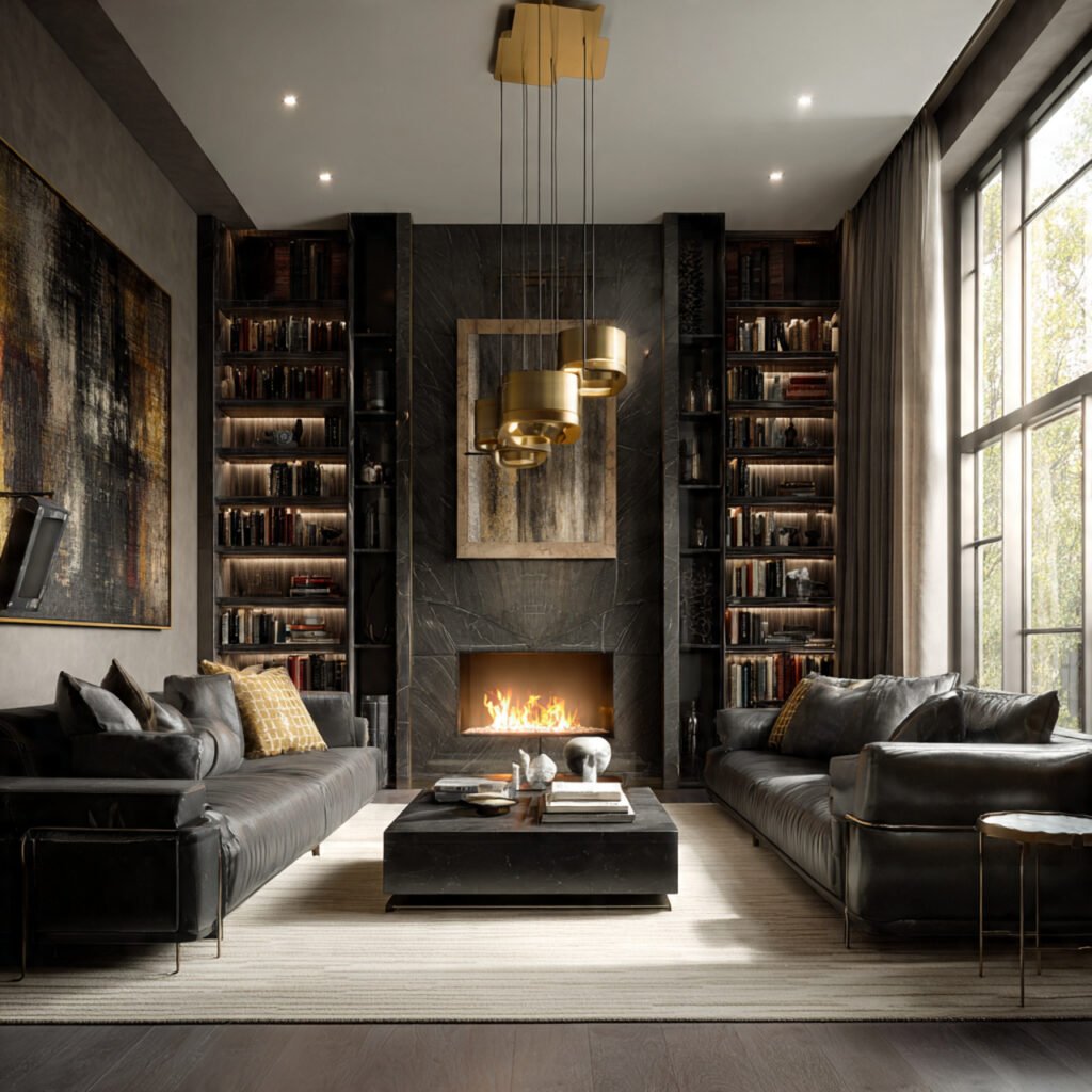 Contemporary Living Room Window Treatment Ideas