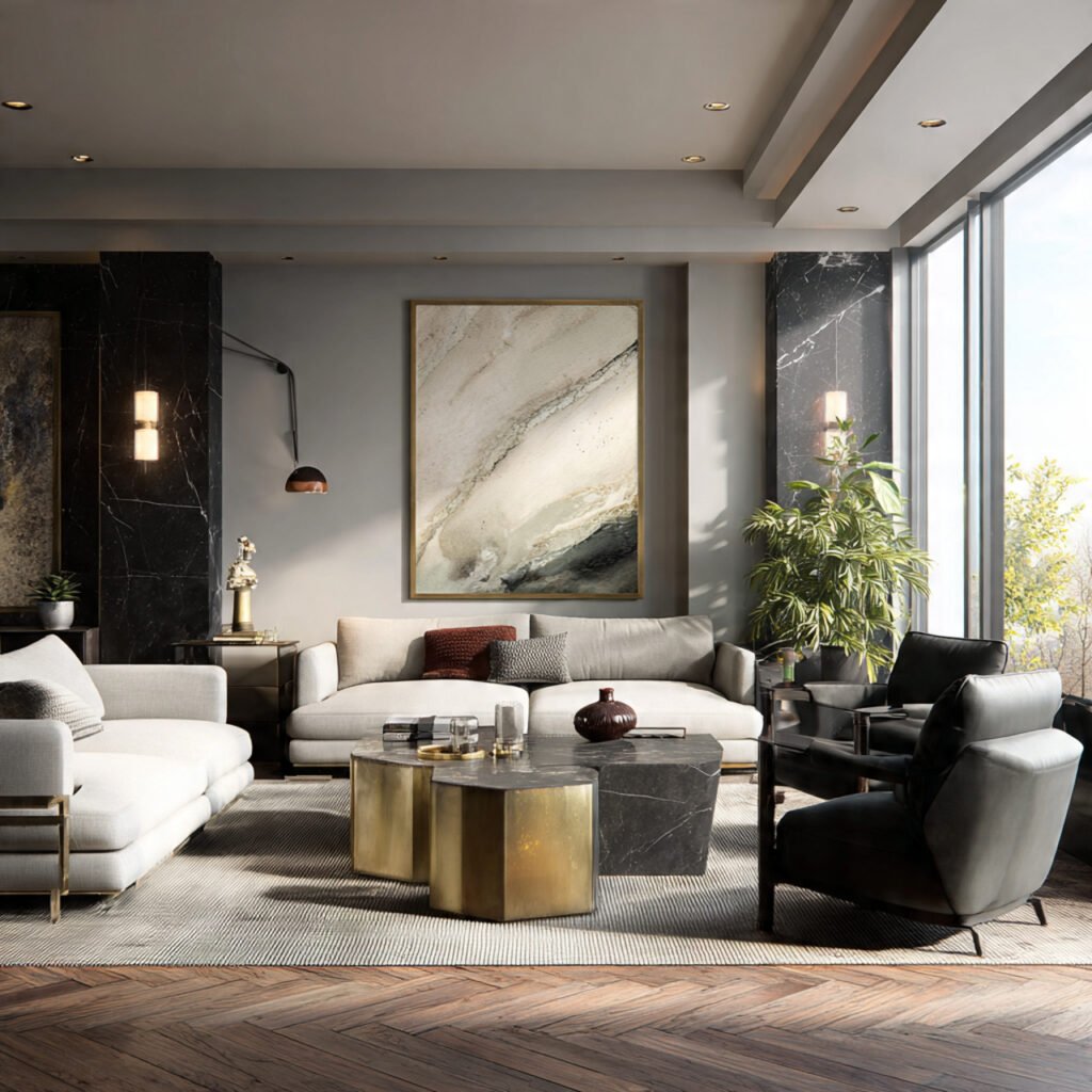 Luxury Modern Living Room Makeover Ideas