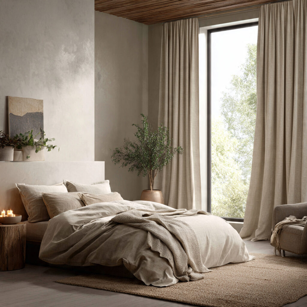 Bold Contrast Blackout Curtain Ideas