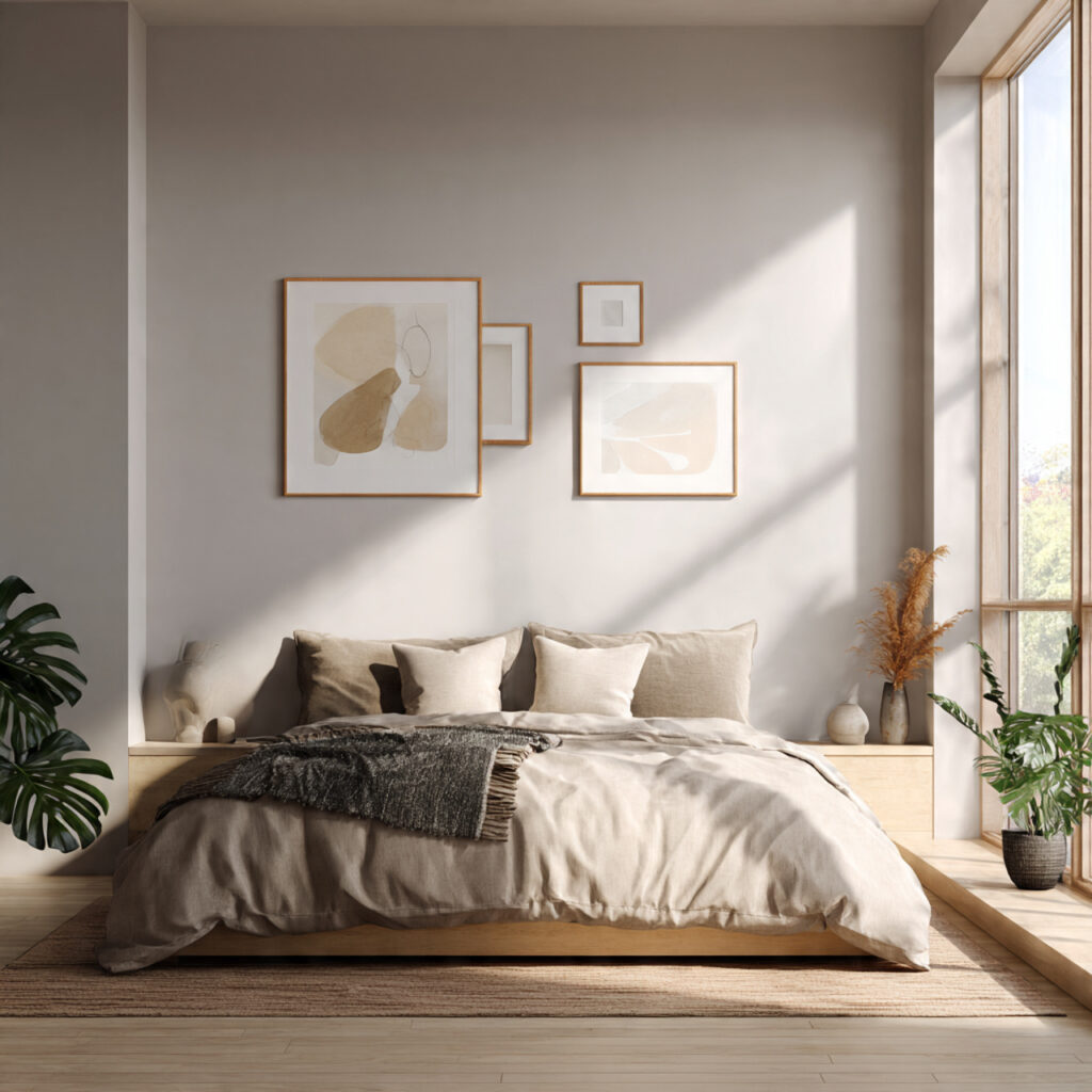 Bedroom Wall Decor Ideas 2026 That Transform Any Bedroom 2 Minimalist Bedroom Wall Decor Ideas